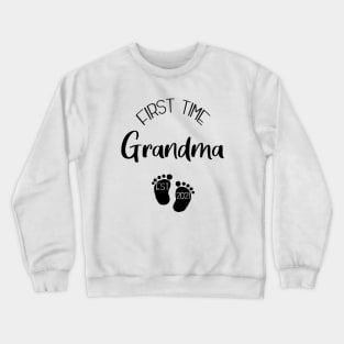 First time grandma | grandma 2021 Crewneck Sweatshirt